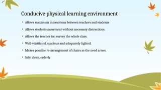 Creating an Effective and Positive Classroom Environment: Rules ...