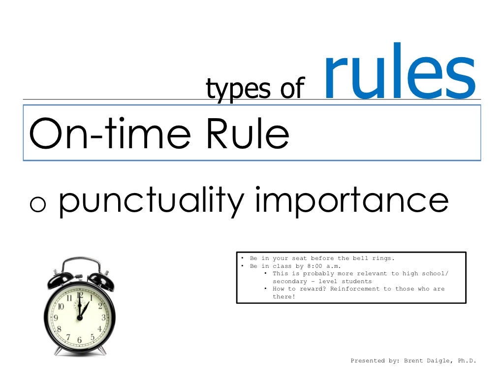 Classroom Rules Discussed at Length