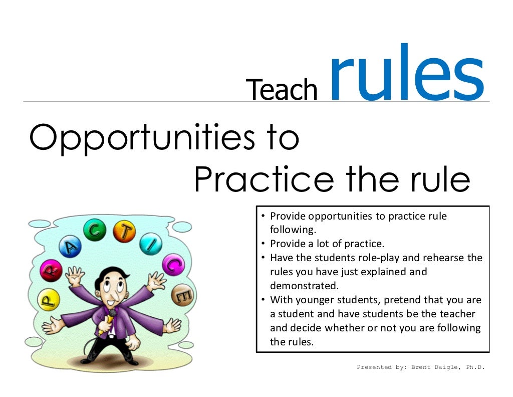 Classroom Rules Discussed at Length