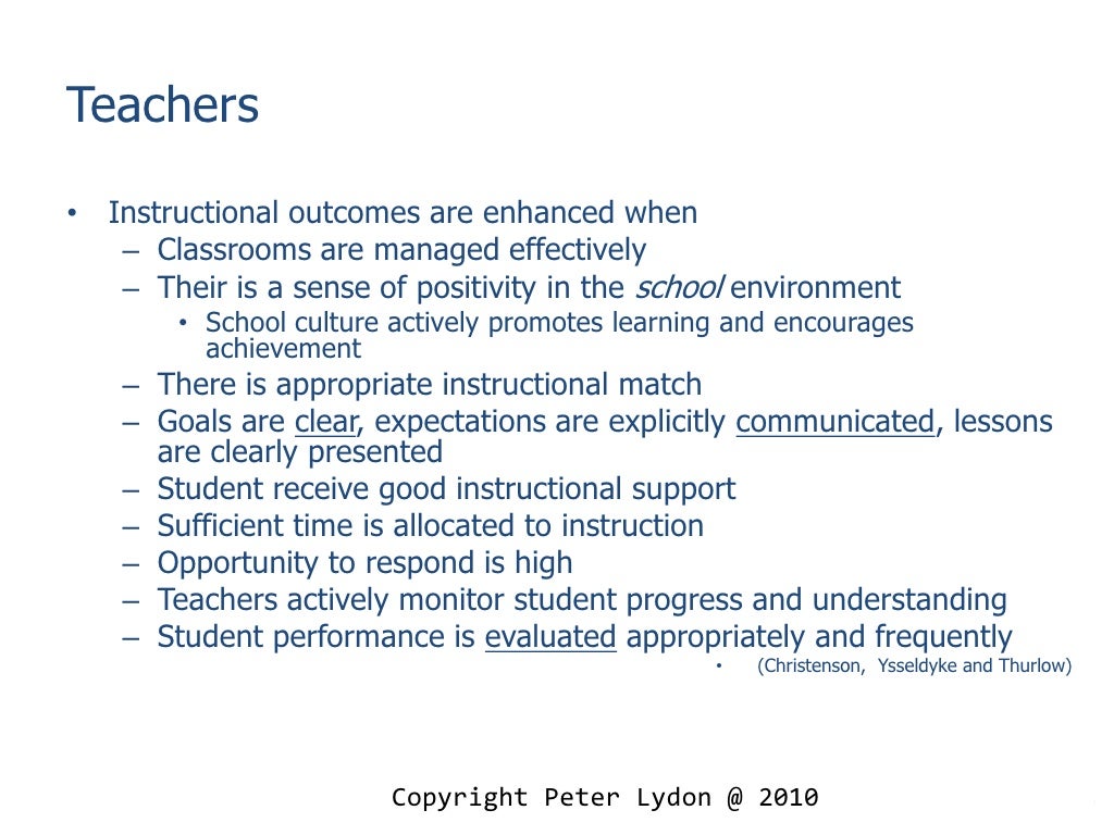 Classroom Strategies for the Support of Gifted and Talent