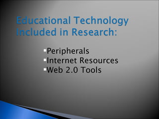 Peripherals Internet Resources Web 2.0 Tools 