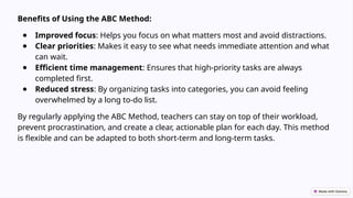 Classroom & Time Management - March 2025.pptx