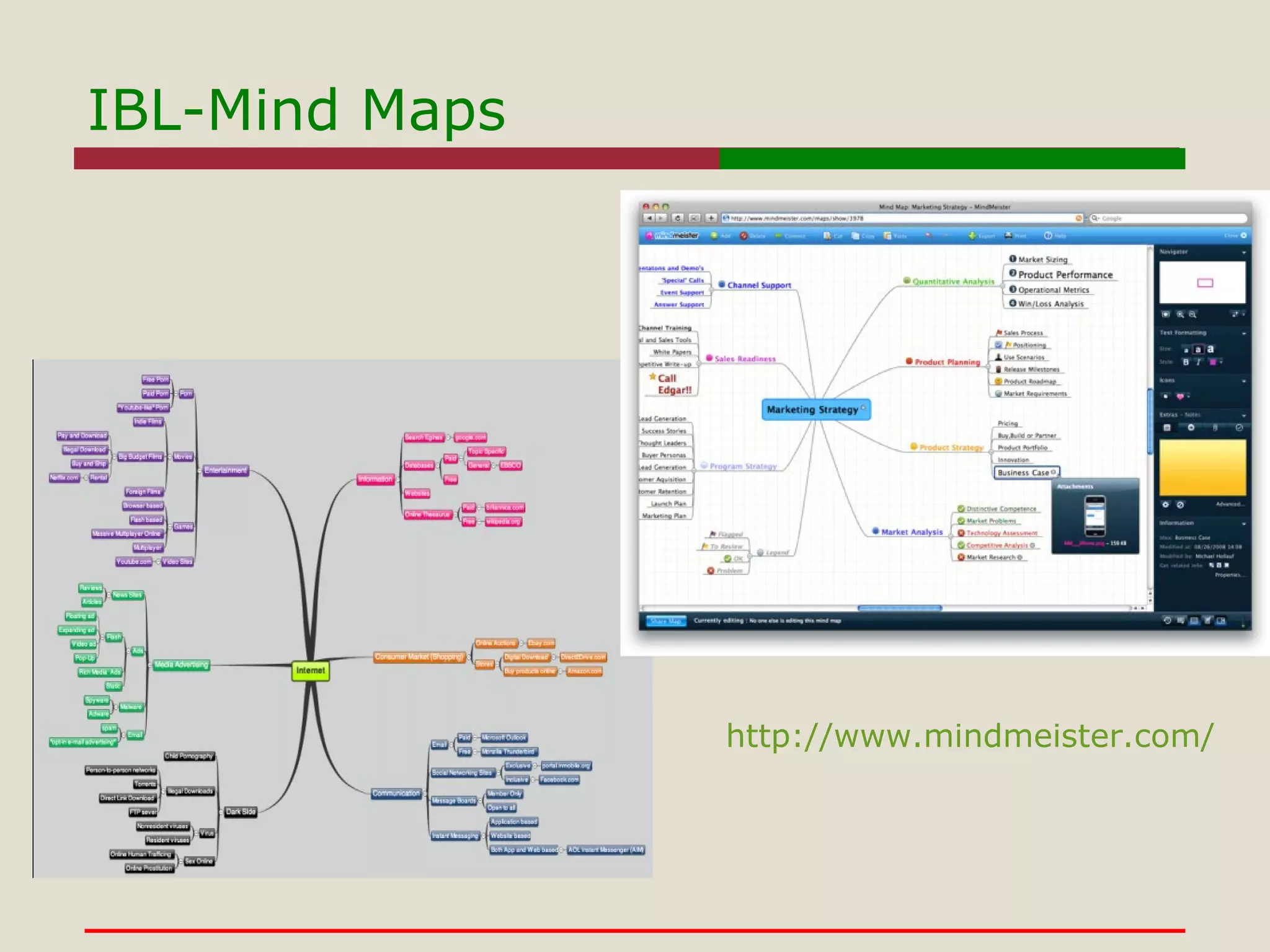 IBL-Mind Maps http://www.mindmeister.com/ 