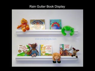 Rain Gutter Book Display 