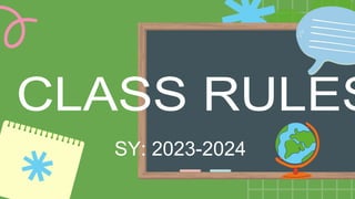 SY: 2023-2024
 