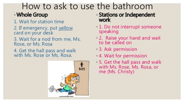 School Bathroom Rules School Bathroom Rules