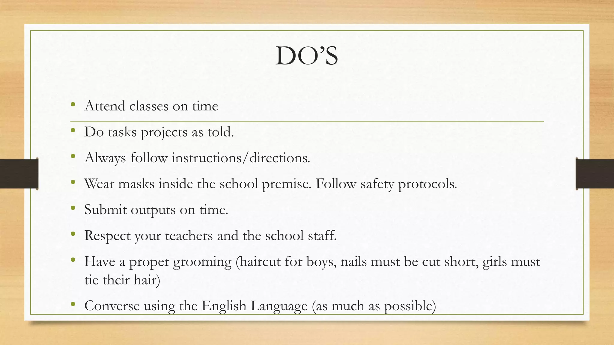 CLASS RULES AND REGULATIONS.pptx