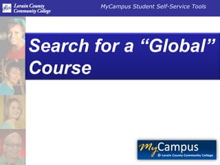 Search for a “Global” Course 