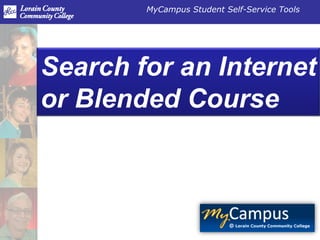 Search for an Internet or Blended Course 