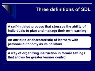 Three definitions of SDL
 