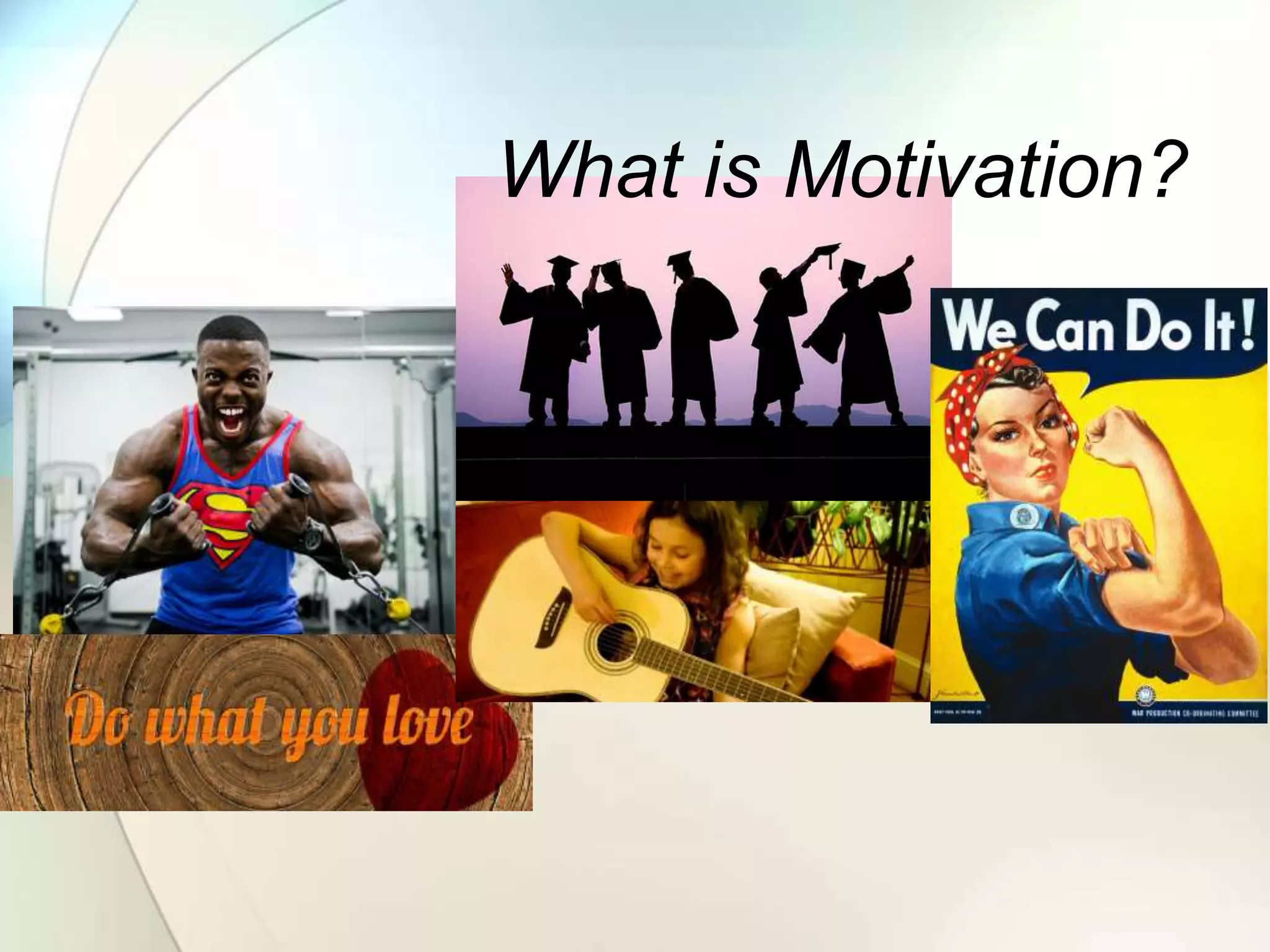 What is Motivation?
 