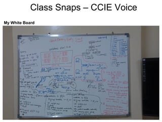 Class Snaps – CCIE Voice
My White Board
 