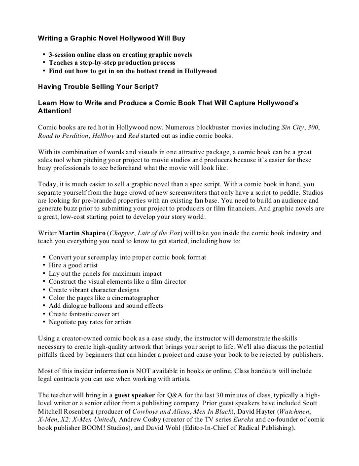class syllabus writing a graphic novel syllabus creator