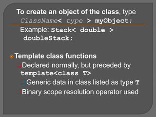 Class template | PPTX