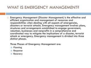 The Role of Government in Emergency Situations: Comparative Study ...