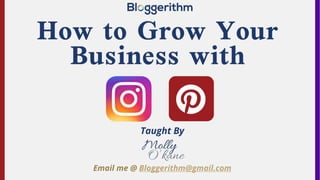 Email me @ Bloggerithm@gmail.com
Taught By
 