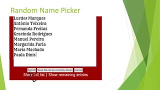 Random Name Picker
 