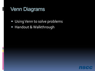 Class 5 - Set Theory and Venn Diagrams | PPTX