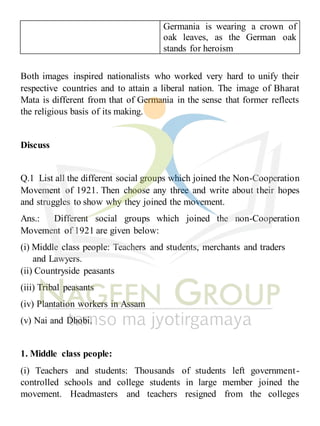 Class 10 History NCERT Solution Chapter 2 Nationalism in India | PDF