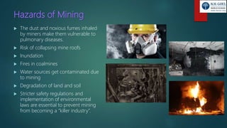 Mine Inudation Class xi cbse minerals and energy resources | PPTX