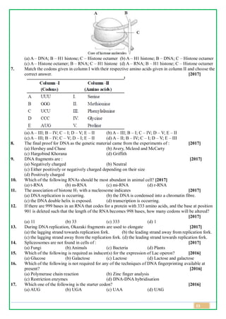 Class 12 Biology Topic Wise Line by Line Chapter 5 Molecular Basis of ...