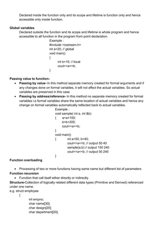 Class XII Computer Science Study Material | DOC