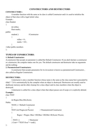 Class XII Computer Science Study Material | DOC