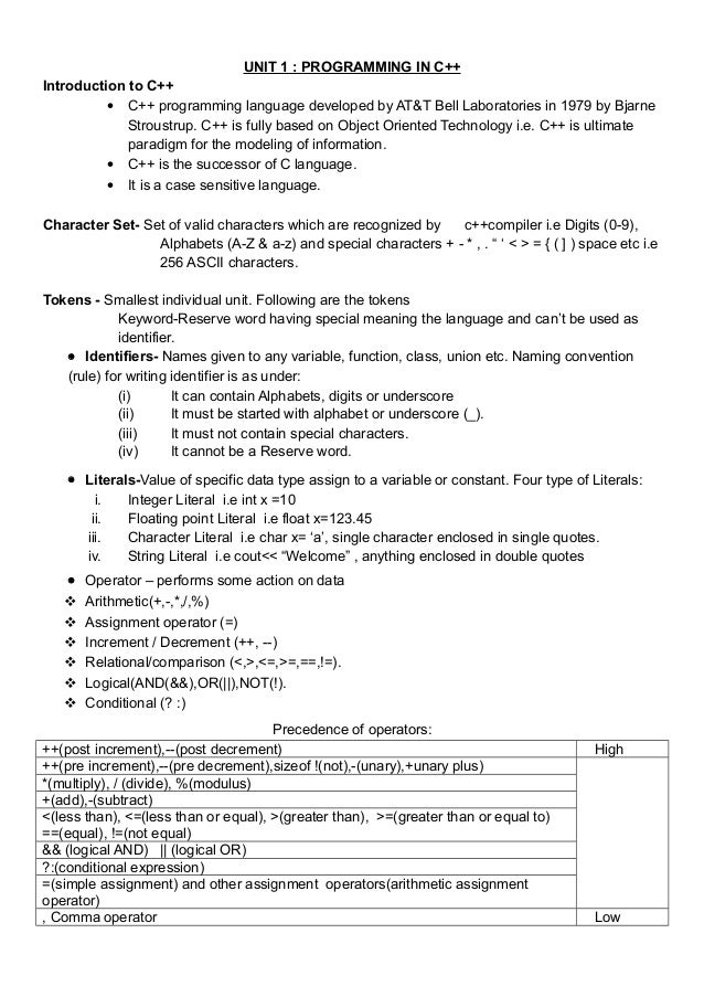 computer science study material pdf