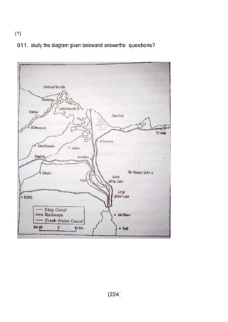 (224)
(1)
011. study the diagram given belowand answerthe questions?
 