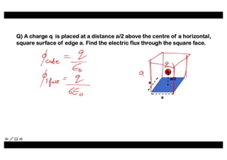 Class xii physics electric charges and fields lecture 12 | PDF