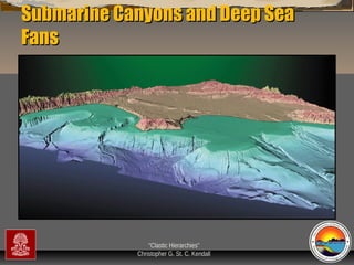 Submarine Canyons and Deep Sea
Fans

“Clastic Hierarchies”
Christopher G. St. C. Kendall

 