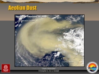 Aeolian Dust

“Clastic Hierarchies”
Christopher G. St. C. Kendall

 