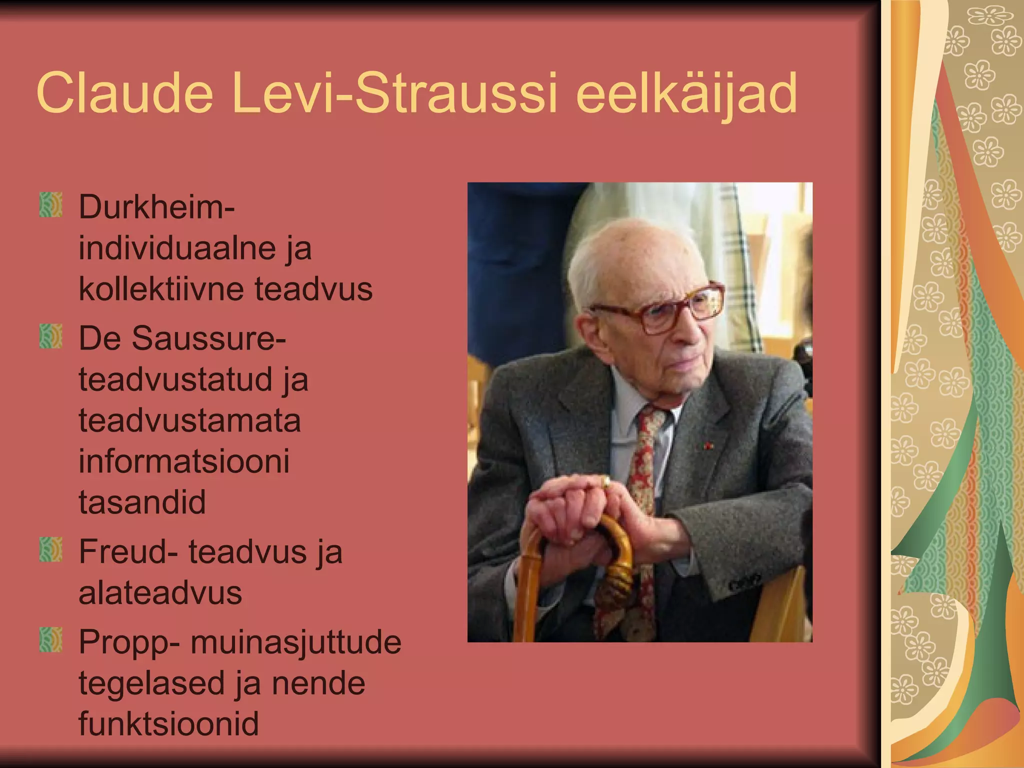 Claude Levi Strauss PPT claude-levi-strauss-ppt