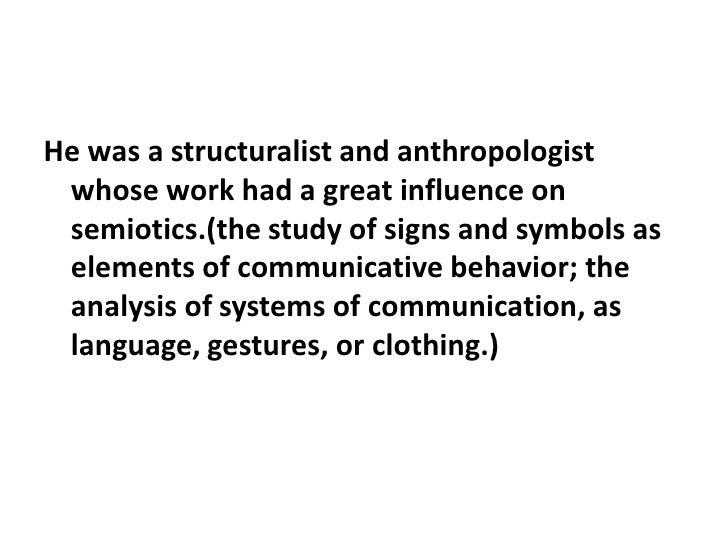 👍 Strauss structuralism. Structuralism and Poststructuralism