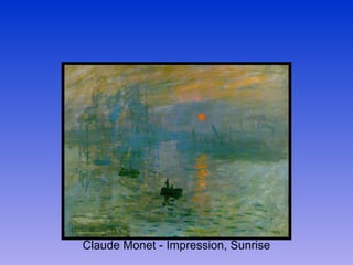Claude Monet - Impression, Sunrise 