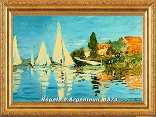 Régate à Argenteuil ,1874
 