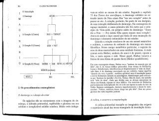 96 CLAUDE TRAUNECKER
O/ Antecriação
l/ Demiurgo
M
A
G
, 2/ Geração I (Cosmo)
N
í 3/ Geração II (Cosmo)
R
T
0 4/ GeraçSo III(Vivos) Oí
S
G
3ÍRIS
ATJM-
au Hh TEENUT
EB +NI
+ 1SIS
JT
SETH (+) NE
HÓRUS (osiriano)
1
FTjtf
;
REI SOL
2. Os procedimentos cosmogônicos
O demiurgo e o desejo de criar
Os egípcios não se contentaram com a imagem do de-
miurgo, a mônada primordial, esplêndida e gloriosa em sua
sublime e inexplicável solidão criadora. Muito cedo indaga-
os DEUSES DOEGITO 97
vam-se sobre as causas do ato criador. Segundo o capítulo
75 dos Textos dos sarcófagos, o demiurgo solitário na ex-
tensão inerte do Nun criara Shu "em seu coração" antes de
passar ao ato. A criação, portanto, fez parte de um desígnio,
de uma intenção deliberada do demiurgo. Na cosmogonia do
espaço imaterial, a causa primeira não foi outra que o prin-
cípio de ViâSi-ankh, ele próprio saído do demiurgo: "Atum
diz .a Nun: — Foi minha filha quem ergueu meu coração".
Atava-se assim o laço causal que fazia de uma emanação do
demiurgo o elemento estimulador do ato criador.
Quando a criação resultava de um ato sexual masculino
e solitário, a natureza do estímulo do demiurgo era menos
filosófica. Nesse campo metafórico particular, o suporte do
eros do deus masturbador era uma entidade feminina. A mais
comun seria Hathor, senhora do amor e do prazer, oposta a
Isis, a casta esposa e mãe. Nesse papel, Hathor tomava a
forma de uma deusa de quatro faces (Hathor quadrifronte).
Em uma cosmogonia tebana, Hathor era a "senhora da semente que sai
dele", isto é, do Amon itifálico primordial. Duas deusas de Heliópolis,
lusaas e Nebethotepet, identificavam-se frequentemente à "mão do deus",
vale dizer, à do demiurgo executando seu ato solitário. lusaas significa
'Quando ela vem, é grande', metáfora aplicável tanto à inundaçãoquanto
a outros fenómenos naturais ou psicológicos. Nebethotepet podetraduzir-
se por 'Senhora da lassidão'. Por fim, Tefnut, filha de Atum, era também
uma "mão do deus", título que dividia com as divinas adoradoras de
Amon em Karnak, esposas do deus itifálico. Um sacerdote de Elefantina
particularmente indisciplinado fez vir a ele sua esposa na noite do luto de
Osíris. Bastante embriagado, declarou impudentemente e diante de teste-
munhas: "Tefnut, nenhuma deusa chega aos pés dela". Este ato pouco
glorioso lhe valeu inquéritojudicial.
A colina, o escarro e a masturbação
A colina primordial transpõe no imaginário das origens
o espetáculo anual das terras emergindo da inundação duran-
 