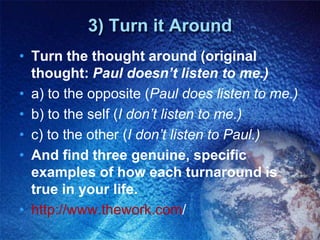 Part 2: Examples of Mental Fitness ExercisesTranscendental MeditationThe Work – by Byron Katie3-2-1 Shadow Work – by Ken Wilber