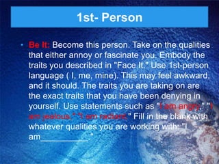 2) Ask the Four Questions1. Is it true?2. Can you absolutely know that it’s true?3. How do you react, what happens, when you believe that thought?4. Who would you be without the thought?
