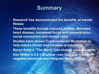 Ken Wilber’s 3-2-1 Shadow WorkTransform Negative Emotions