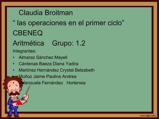 claudia broitman las operaciones en el primer ciclo.pptx