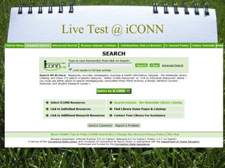 Live Test @ iCONN 