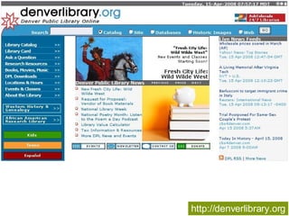http://denverlibrary.org 