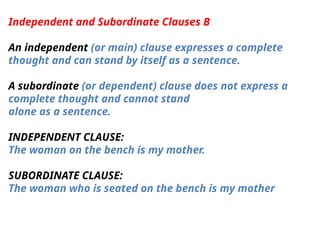 Clause in the grammar english language you should use | PPTX
