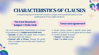 Part of clause - group twoo english club | PDF