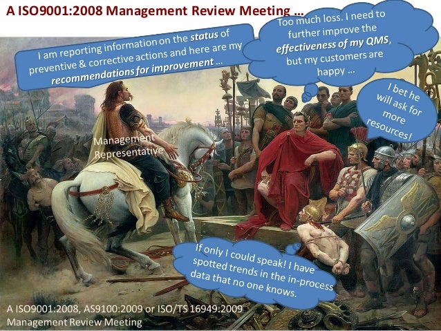 Iso 9001 Management Review Meeting Presentation Slides