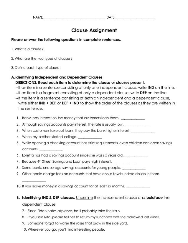 Assignment clauses samples image