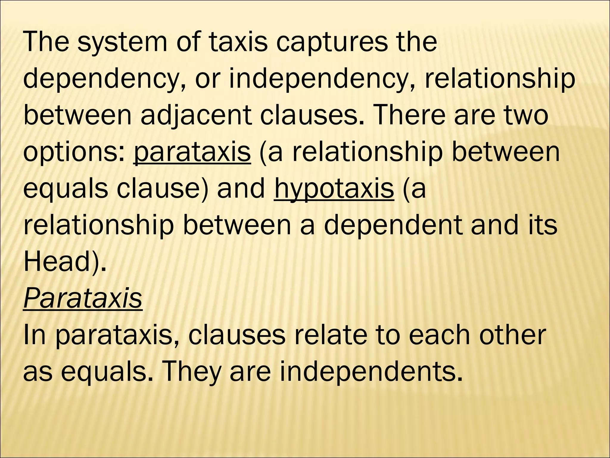 Clause complex (maira, sofia, mercedes) | PPT