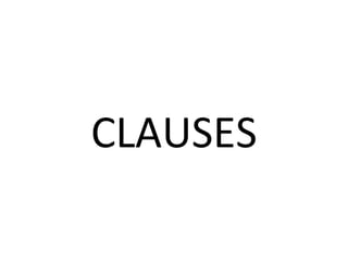 CLAUSES 