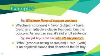 Sentence Popcorn Clauses | PDF
